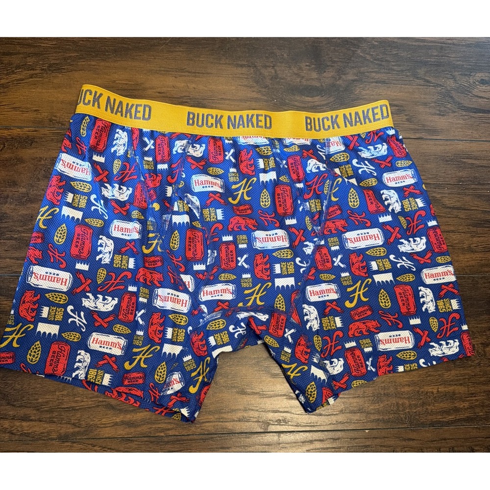 Duluth Buck Naked Boxer Briefs Mens Size XL Hamms Beer